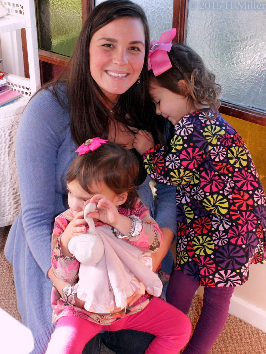 Post Partum Mommy With Her Babies